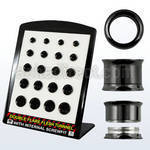 brpg149b board w pvd 316l dual flared flesh tunnel w screwfit