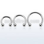 cbmb5l xxl steel circular barbell, 14g w 5mm balls