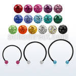 cbmtf4l xxl black steel cbr w 10mm multi crystal balls 