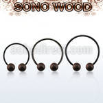cbmtsn8l xxl anodized steel cbr, 14g w 8mm sono wood balls