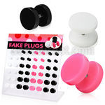 dacb79 board of acrylic fake plug without rubber o ring