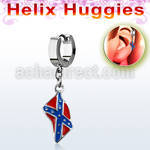 ehh553 steel helix huggie w confederate flag 