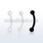 fbnevb25 bioflex eyebrow banana w 2.5mm balls