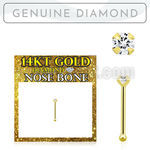 gnpdb15 14k gold nose bone prong set real diamond