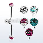 incfr5c industrial twister barbell w 5mm multicrystal zebra ball