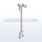indsh31 316l steel industrial barbell w love wording
