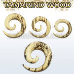 iptm tamarind wood spiral coil taper