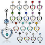 mcd571tq steel belly banana w a round turquoise in a heart