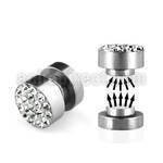 mpmc8 316l steel magnetic fake plug with 8mm ferido top