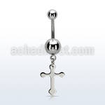 msd756 steel belly banana w plain steel balls w plain cross