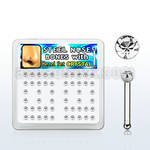 nbsb20xc box w steel nose bone w 2mm top bezel set clear crystal