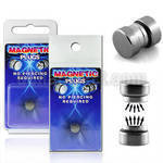 pkmp63 surgical steel magnetic fake plug without o rings