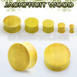 pwj double flare jack fruit wood plug