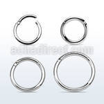 segh16 316l steel hinged segment ring 16g 1.2mm