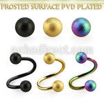 spetfo5 anodized steel spiral w 5mm frosted steel balls