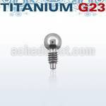 tab2 2mm titanium g23 dermal anchor ball top for base plate