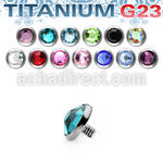 tajf4 titanium g23 dermal top part w crystal for base plate