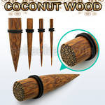 tpcor coconut wood taper with double rubber o rings