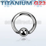 ubcr8 titanium g23 ball closure ring with an 8mm ball