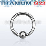 ubcr titanium g23 ball closure ring with a 4mm ball