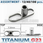 ublk304 titanium g23 dermal anchor base part w single long hole