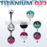 umcd626e titanium g23 belly banana w bezel ball 2 color ball