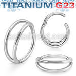 usgsh32 titanium g23 hinged segment ring 16g double rings