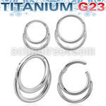 usgsh8 titanium g23 hinged segment ring 16g double rings