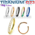 usgtsh10 titanium g23 hinged segment ring 16g cnc set cz