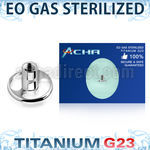 ztsa6 sterilized titanium g23 base part two holes internal