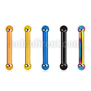 bbetb2 barbell ceja helix acero quirurgico anodizado bolas 2mm al por mayor