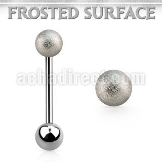 bbfo5 barbell lengua acero quirurgico bola acero esmerilado 5mm bola acero liso 5mm inferior distribuidor