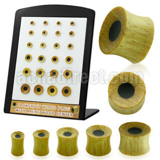 brpjwac display 24 plugs doble flare concavo madera jaca centro redondo madera areng 4mm 12mm mayorista
