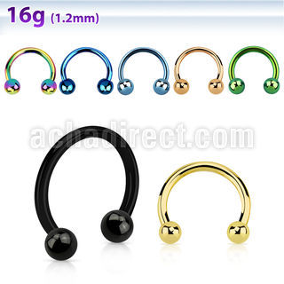 cbetb barbell circular acero quirurgico pvd bolas 3mm distribuidor