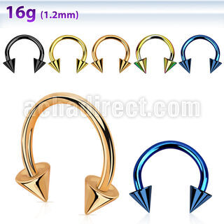 cbetcn4 barbell circular acero quirurgico anodizado conos 4mm distribuidor mayorista