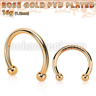 cbettb2 barbel circular acero 316l pvd oro rosa bolas 2mm distribuidor
