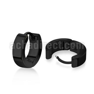 er134b par huggies acero inoxidable anodizado negro venta