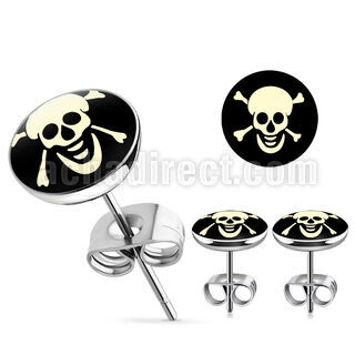 er272 stainless steel earring studs