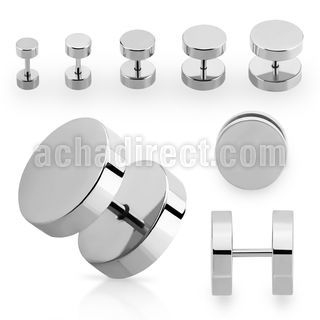 iprd plug falso acero quirurguco brillo espejo anillos goma venta