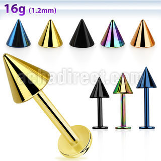 lbtcn5s labret acero quirurgico anodizado cono 5mm distribuidor