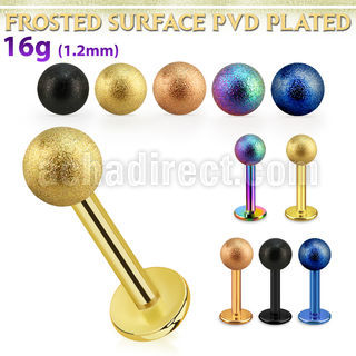 lbtfo4s labret acero 316l anodizado bola acero esmerilado 4mm distribuidor