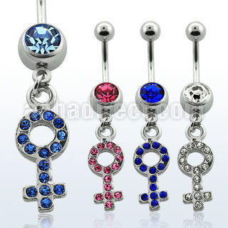 mcdfem banana ombligo acero quirurgico bola joya 8mm femenino cristal colgado 10mm mayorista