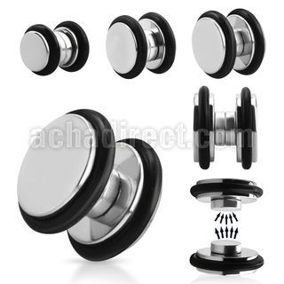 mpr plug falso magnetico acero 316l brillo espejo anillos goma distribuidor