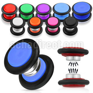 mpvr plug falso magnetico acrilico anillos goma vendidos por pieza distribuidor