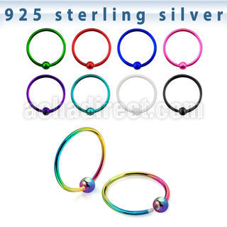 ns06bl aro nariz plata esterlina colores 0 6mm bola 10mm 1 pieza distribuidor mayorista