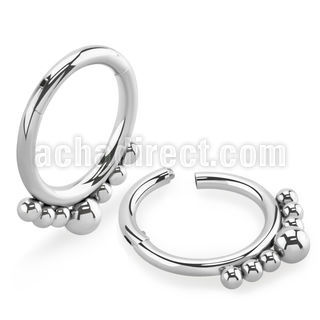 sgsh4 316l steel hinged segment ring multi ball