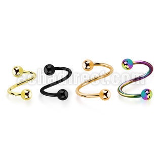 spt20b espiral ceja acero quirurgico anodizado bolas 3mm distribuidor mayorista
