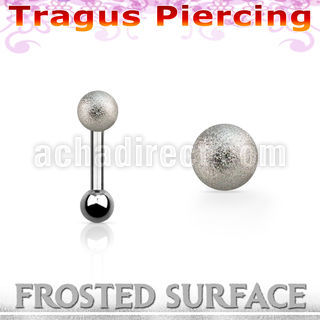 trg35 barbell tragus acero quirurgico bola acero esmerilado 4mm bola acero liso 3mm 6mm mayorista