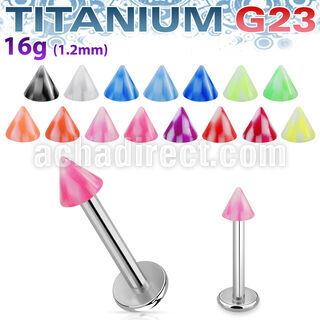 ulckn3 labret titanio g23 conos acrilicos cuadros 3mm 8mm venta