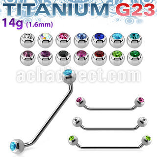 usubjb5 barbell superficial industrial titanio g23 45 grados bolas joya titanio 5mm distribuidor